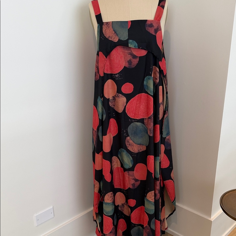 Colorful Sleeveless Maxi Dress